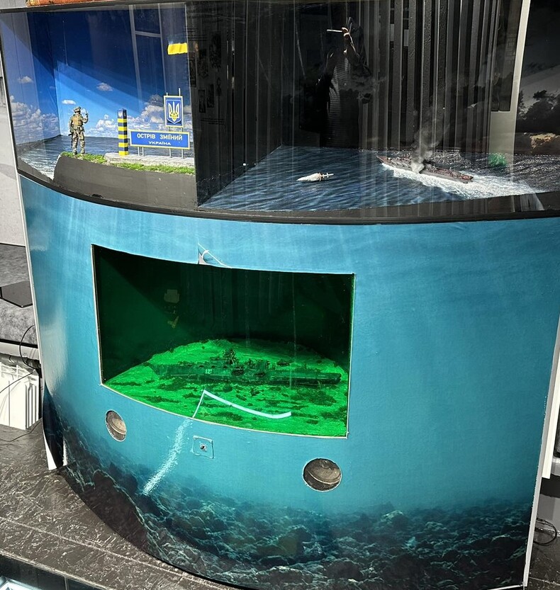 Макет «Острів Зміїний»