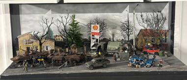 Макет «Вторгнення».  Автор Є.Капука.